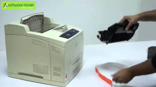 Xerox Phaser 4500 Toner Cartridge Replacement  user guide 113R00656113R00657 [upl. by Hegyera608]