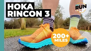 Hoka Rincon 3 Review Tested and rated after 200 miles [upl. by Edmead]