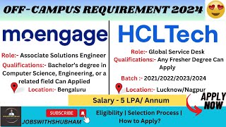 OffCampus Hiring😍 Software Engineer Job Opportunities for Fresher  Salary 5LPA🔥 jobswithshubham [upl. by Lehcer778]