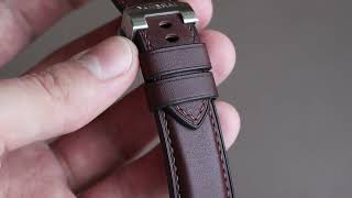 Panerai watch strap for deployment clasp [upl. by Aneehsit]