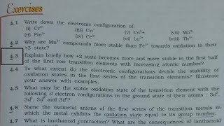 explain briefly how 2 state become more and more stable and first half of the first row [upl. by Aineval350]