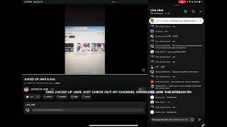 JUICEd UP JAKE SUBBED ON STREAM OMG [upl. by Kcirdderf]