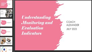 Mastering Monitoring and Evaluation Indicators 101 [upl. by Ogilvy]