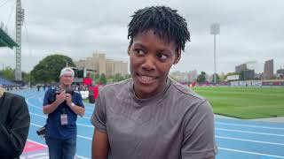 Marileidy Paulino Wants World Athletics To Host More Women’sOnly Track Events  Athlos NYC [upl. by Vic]