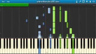 K Project Ed Tsumetai Heya Hitori Piano tutorial [upl. by Raynell728]