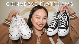 Converse Chuck Taylor All Star Lift Platform Sneakers Review [upl. by Adabelle]