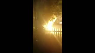 Relay box explodes in Norma Street Mbombela [upl. by Adianes791]