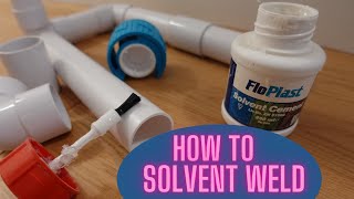 How to Solvent Weld For Beginners  Joining Waste Pipes [upl. by Akimat216]