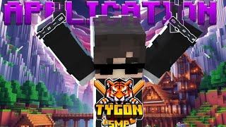 BEST EVER APPLICATION TO JOIN TYGON SMP [upl. by Ahsikram665]