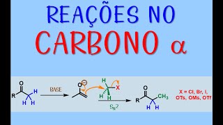 Reações no Carbono Alfa [upl. by Nisse]