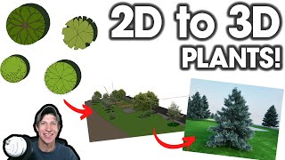 Complete PLANT Workflow for SketchUp  2D Diagram to 3D Render [upl. by Karlan]