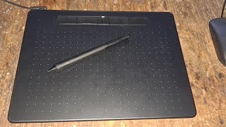 wacom intuos drawing tablet medium model CTL6100WL unboxing [upl. by Kitchen739]