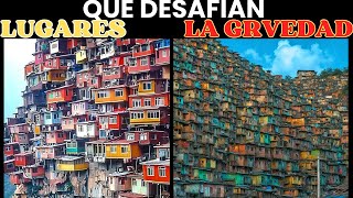 ES IMPOSIBLE de CREER  QUE La Gente Viva en Casas CERCAS del Acantilado DESAFIANDO LA GRAVEDAD [upl. by Blanding]