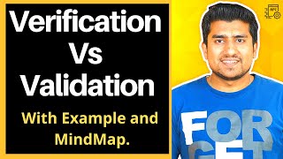 Verification and Validation in Software Testing  Which one is Used whenWith Example Mindmap [upl. by Yssak182]