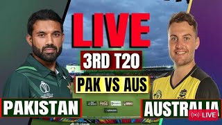 Pakistan vs Australia 3rd ODI  Live Cricket Match  PAK vs AUS Live Match Today  PAK vs AUS [upl. by Adnolor]