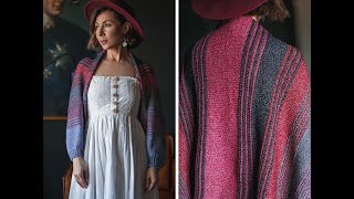 Easy Beginner Knit Shrug Pattern A Cozy HUG to Wear all Day Gofleidio [upl. by Ahsha178]