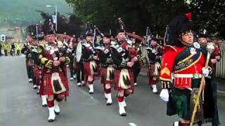 Royal Guards march marks Queens arrival at Balmoral [upl. by Aiekahs]