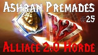 25 World of Warcraft  Ashran Premade Allianz 20 Premade Horde [upl. by Stander732]