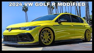 EyeCatching Makeover💯2024 Volkswagen Golf R Custom Body Kit [upl. by Ayikal]