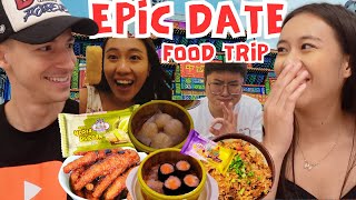 Strangers go on a Date in the Manila Chinatown Binondo food guide [upl. by Ynaffat]