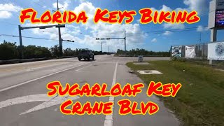 Crane Blvd Sugarloaf Key Lower Florida Keys Biking [upl. by Adnohsirk]