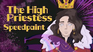 🃏The High Priestess  DSMP  Eret  Speedpaint [upl. by Hymen]