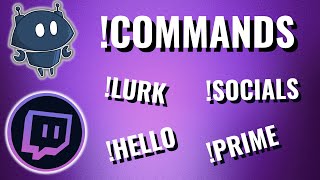 10 Nightbot Commands die JEDER Streamer kennen sollte [upl. by Enej]