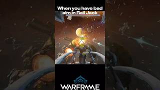 When you have bad aim in Rail Jack warframegameplay warframe funnygaming [upl. by Annyl]