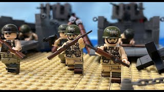 Lego WW2 The Battle For Omaha Beach 1944  Normandy Landings DDay [upl. by Kemp595]