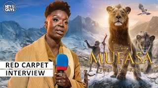 Folake Olowofoyeku  Mufasa The Lion King Premiere Red Carpet Interview [upl. by Lerner794]