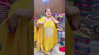 DESIGNER PURE ORGANZA SUIT  CHINU CHIC CRAZE  TILAK NAGAR [upl. by Anivek]