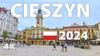 Cieszyn Poland Walking Tour ⛅️ 4K Ultra HD – With Captions [upl. by Netnerb]