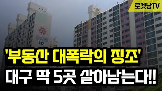 2차폭락 시작되는 대구아파트 딱 5곳 살아남는다 2030 대구 도시기본계획 분석 대구아파트 대구부동산 대구미분양 [upl. by Aneelas]