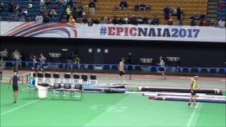 2017 NAIA Indoor  Mens 4x400m relay  Prelim Heat 2 [upl. by Aneetsirk]