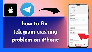 How to fix Telegram crashing problem on iPhone ￼ [upl. by Becker]