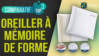 ⭐️ MEILLEUR OREILLER À MÉMOIRE DE FORME 2022  Comparatif amp Guide dachat [upl. by Sirref554]