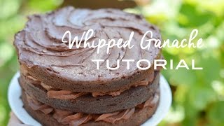 How to make Whipped Ganache Tutorial [upl. by Leschen]