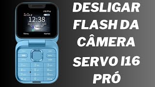 Como desativar o Flash da câmera do Servo i16 Pró [upl. by Derayne]