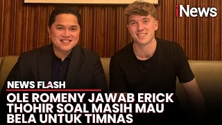 Usai Kalah dari Jepang Erick Thohir Tanya ke Ole Romeny Yakin Masih Mau Bela Indonesia [upl. by Meggy]