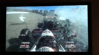 Will Power In Car Crash Video Involving Dan Wheldon Las Vegas 2011 Indycar [upl. by Godart]