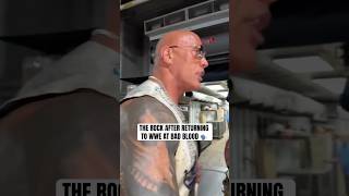 The Rock speaks after his surprise return at WWE Bad Blood 🍿 via therock [upl. by Buck]