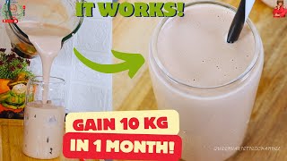 How to gain weight fast in 1 week  Gain Weight FAST For All Skinny GuysGIRLS [upl. by Atteuqaj]