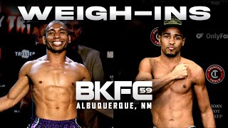 BKFC 59 Dodson vs Aguero WeighIns  LIVE [upl. by Maiga]