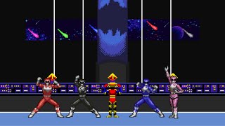 Mighty Morphin Power Rangers ONCE amp ALWAYS 90s Retro Game Style  Part 1 [upl. by Alue]