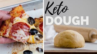 How to Make FATHEAD DOUGH  The BEST Keto Pizza Dough  KETO DOUGH RECIPE [upl. by Akkim]