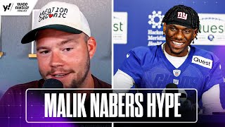 🏈 Can we buy the MALIK NABERS preseason HYPE  Fantasy Forecast  Yahoo Sports [upl. by Alix]