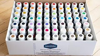 Gel Food Color  Americolor Heavenly Seventy Kit Unboxing [upl. by Reviel416]