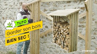 Comment installer un abri à bûches  Bricorama [upl. by Devland682]