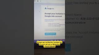 Advertiser verification for YouTube channel bov verification for Google ads youtube ads verification [upl. by Ettelocin]