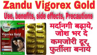 Zandu Vigorex Gold Capsule Benefits Hindi  Zandu Vigorex Gold Capsule ke fayde  Vigorex Gold uses [upl. by Terrijo]